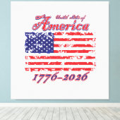 America 250 leinwanddruck (Insitu (Holzboden))
