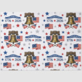 America 250 Liberty Bell Flag 1776-2026  Seidenpapier (Vorderseite)