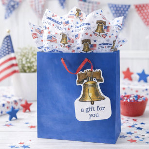 America 250 Liberty Bell Flagge 1776-2026  Seidenpapier