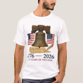 America 250 Liberty Bell Unisex T-Shirt (Vorderseite)