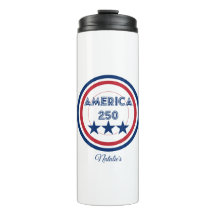 America 250 Logo - Patriotisches 4. Juli Thema