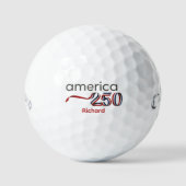 America 250 Monogramm Golfbälle - Callaway Geschen (Vorderseite)