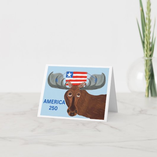  America 250 Moose Einladung (Vorderseite)