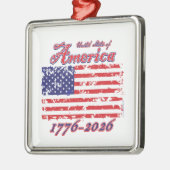 America 250 ornament aus metall (Links)
