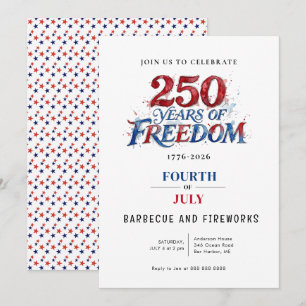 America 250 Party-Feier Einladung