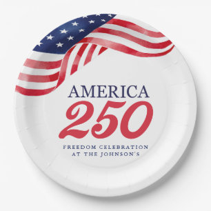 America 250 Patrioti Teller   4. Juli 