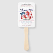 America 250 Patriotic Semiquincentennial Keepsake Fächer (Vorderseite)