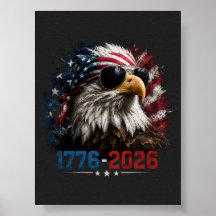 America 250 Patriotischer Adlerflagge