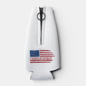 AMERICA 250 Personalized U.S.A. with Eagle Flaschenkühler (Rückseite)