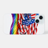 America 250 Pride Flag iPhone 15 Hülle (Rückseite (Horizontal))