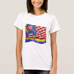 America 250 Pride-Flagge T-Shirt