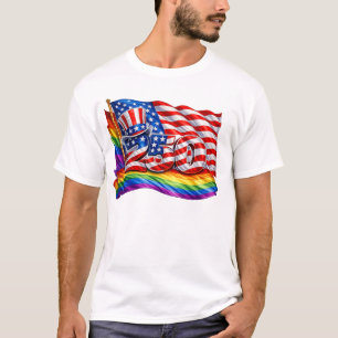 America 250 Pride-Flagge T-Shirt