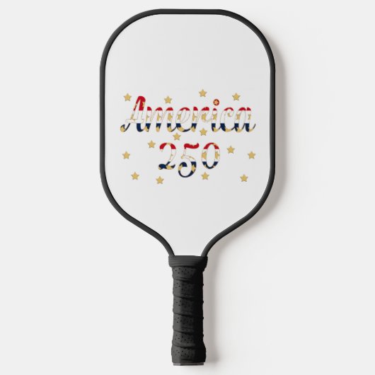 America 250 red white blue gold Pickleball Paddle (Vorderseite)