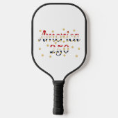 America 250 red white blue gold Pickleball Paddle (Rückseite)