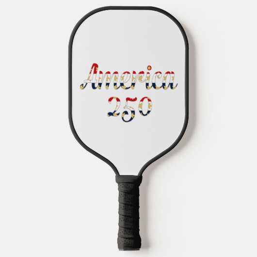 America 250 red white blue gold Pickleball Paddle (Vorderseite)
