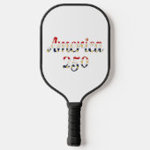 America 250 red white blue gold Pickleball Paddle (Rückseite)