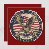 America 250 save the date (Vorne/Hinten)