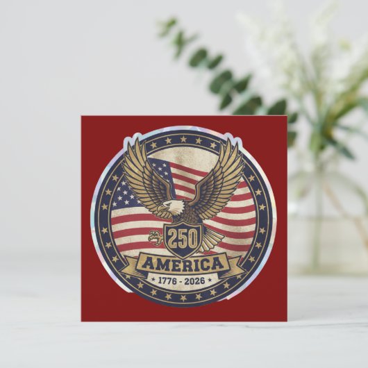 America 250 save the date (Stehend Vorderseite)