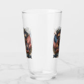 America 250 Semiquincentennial  Glas (Rechts)