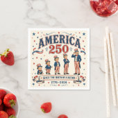 America 250 serviette (Beispiel)