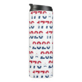 America 250 Stars & Stripes 1776 2026 Lettering Thermosbecher (Nach rechts gedreht)