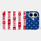 America 250 Sterne und Streifen 1776 2026 Zahlen Case-Mate iPhone Hülle (Rückseite (Horizontal))