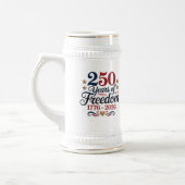 America 250. Trinkglas Bierglas (Links)