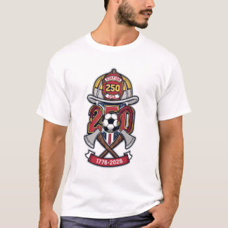 America 250 & Weltmeisterschaft 2026 Feuerwehr Edi T-Shirt