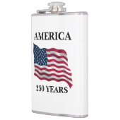 America 250 Years Flag Flachmann (Links)