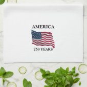 America 250 Years Flag Geschirrtuch (Gefaltet)