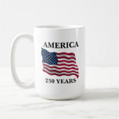 America 250 Years Flag Kaffeetasse (Links)