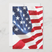 America 250 Years US Anniversary Let Freedom Ring Einladung (Rückseite)