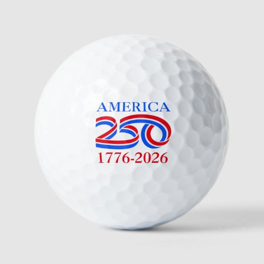 America 250th Anniversary 1776-2026 Patriotic Golfball (Vorderseite)