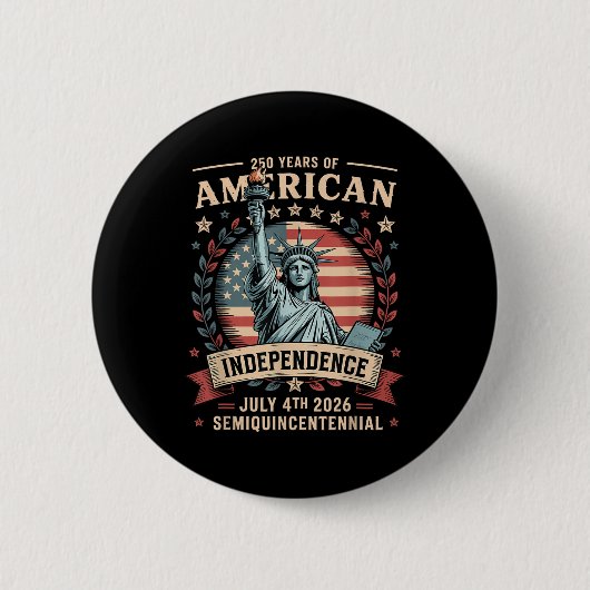 America 250th Anniversary 250 Years America Button (Vorderseite)