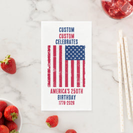 America 250th Anniversary, Custom USA  Serviette