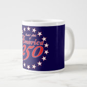 America 250th Anniversary Jumbo-Tasse (Vorderseite Rechts)