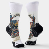 America 250th Anniversary Patriotic 1776 Freedom  Socken (Gewinkelt)