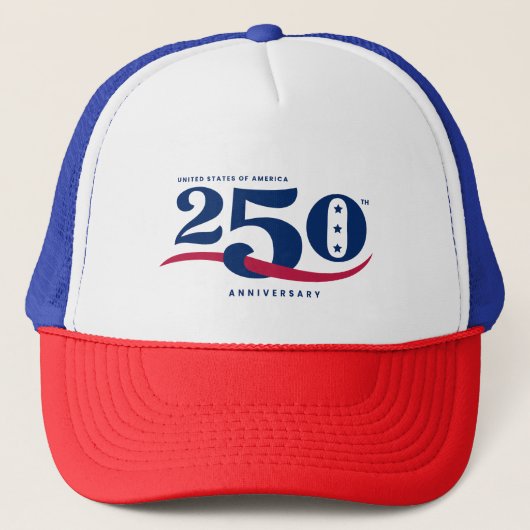 America 250th Anniversary Truckerkappe (Vorderseite)