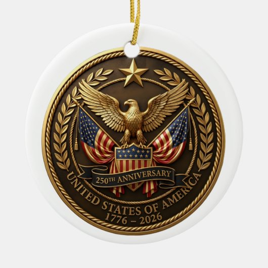 America 250th Anniversary USA 250th Ornament  (Vorne)