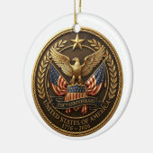 America 250th Anniversary USA 250th Ornament  (Links)