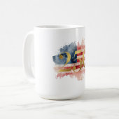 America 250th Birthday Tee Kaffeetasse (Vorderseite Links)
