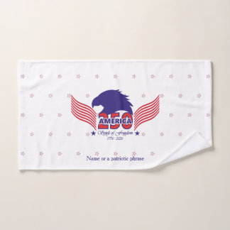 America 250th-Geist der Freiheit- Auf Weiß Badhandtuch Set