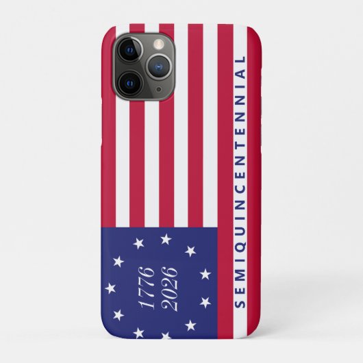 America 250th Semiquincentennial 1776 2026 Us Flag Case-Mate iPhone Hülle (Rückseite)