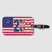 America 250th Semiquincentennial 1776 2026 Us Flag Gepäckanhänger (Vorderseite (Horizontal))
