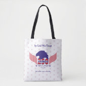 America 250th-Spirit of Freedom-White-Edit Text Tasche (Vorderseite)