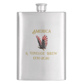 America a Vintage Brew Eagle 1775 - 2026  Flachmann