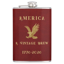 America a Vintage Brew Eagle 1775 - 2026  Flachmann