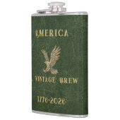 America a Vintage Brew Eagle 1775 - 2026  Flachmann (Links)