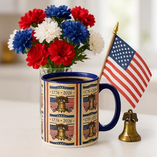 America Anniversary 250 Years Keepsake   Tasse