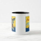 America Apple Crate LabelDufur, OR Tasse (Zentrum)